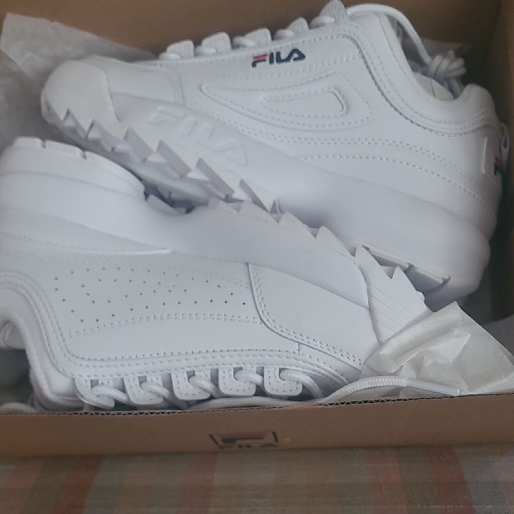 Fila White Athletic Shoes